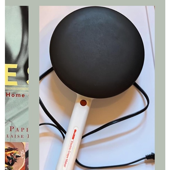 Kitchen Maxim Electric Crepe Maker Crepes Recipe Book By Lou S Pappas